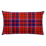 Tartan Pillows, Plaid Throw Pillows, Custom Pillows, Cameron Of Lochiel Modern Tartan Pillow, Red Plaid Pillows - Scotstee Shop