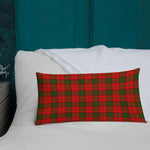 Tartan Pillows, Plaid Throw Pillows, Custom Pillows, Adair Tartan Pillow, Red Plaid Pillows - Scotstee Shop