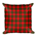 Tartan Pillows, Plaid Throw Pillows, Custom Pillows, Cairns Tartan Pillow, Red Plaid Pillows - Scotstee Shop