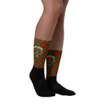 Scotstee Shop Clan Tartan Plaid Socks Auchinleck Buffalo Plaid Socks, Plaid Socks Men's, Plaid Socks Women's, Christmas Socks