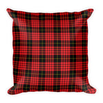 Tartan Pillows, Plaid Throw Pillows, Custom Pillows, Aikenhead Tartan Pillow, Red Plaid Pillows - Scotstee Shop