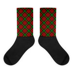 Scotstee Shop Clan Tartan Plaid Socks Auchinleck Buffalo Plaid Socks, Plaid Socks Men's, Plaid Socks Women's, Christmas Socks