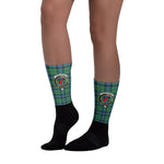Scotstee Shop Clan Tartan Plaid Socks Armstrong Ancient Buffalo Plaid Socks, Plaid Socks Men's, Plaid Socks Women's, Christmas Socks