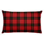 Tartan Pillows, Plaid Throw Pillows, Custom Pillows, Aikenhead Tartan Pillow, Red Plaid Pillows - Scotstee Shop