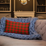 Tartan Pillows, Plaid Throw Pillows, Custom Pillows, Adair Tartan Pillow, Red Plaid Pillows - Scotstee Shop