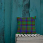 Tartan Pillows, Plaid Throw Pillows, Custom Pillows, Adam Hunting Tartan Pillow - Scotstee Shop