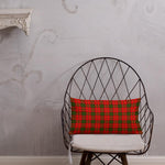 Tartan Pillows, Plaid Throw Pillows, Custom Pillows, Adair Tartan Pillow, Red Plaid Pillows - Scotstee Shop