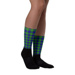 Scotstee Shop Clan Tartan Plaid Socks Armstrong Hunting Buffalo Plaid Socks, Plaid Socks Men's, Plaid Socks Women's, Christmas Socks