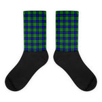 Scotstee Shop Clan Tartan Plaid Socks Armstrong Hunting Buffalo Plaid Socks, Plaid Socks Men's, Plaid Socks Women's, Christmas Socks