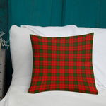 Tartan Pillows, Plaid Throw Pillows, Custom Pillows, Adair Tartan Pillow, Red Plaid Pillows - Scotstee Shop