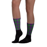 Scotstee Shop Clan Tartan Plaid Socks Armstrong Modern Buffalo Plaid Socks, Plaid Socks Men's, Plaid Socks Women's, Christmas Socks
