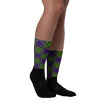 Scotstee Shop Clan Tartan Plaid Socks Ayrshire Buffalo Plaid Socks, Plaid Socks Men's, Plaid Socks Women's, Christmas Socks