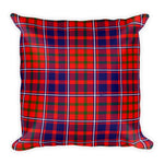 Tartan Pillows, Plaid Throw Pillows, Custom Pillows, Cameron Of Lochiel Modern Tartan Pillow, Red Plaid Pillows - Scotstee Shop