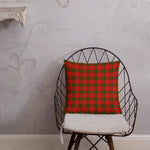 Tartan Pillows, Plaid Throw Pillows, Custom Pillows, Adair Tartan Pillow, Red Plaid Pillows - Scotstee Shop