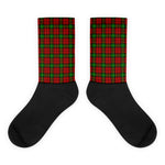 Scotstee Shop Clan Tartan Plaid Socks Auchinleck Buffalo Plaid Socks, Plaid Socks Men's, Plaid Socks Women's, Christmas Socks