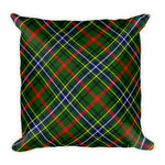 Tartan Pillows, Plaid Throw Pillows, Custom Pillows, Bisset Pattern Tartan Pillow - Scotstee Shop