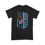 Scotstee Shop - Mom Life Camping American Flag Campers Mother’s Day 4th Of July Shirt