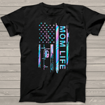 Scotstee Shop - Mom Life Camping American Flag Campers Mother’s Day 4th Of July Shirt