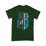 Scotstee Shop - Mom Life Camping American Flag Campers Mother’s Day 4th Of July Shirt