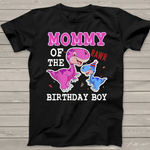 Mommy Dinosaur Mom Of The Birthday Boy Mom And Son Matching Birthday Shirt Dinosaur Birthday Shirt - Scotstee Shop