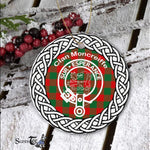 Moncreiffe Clan Tartan Crest Badge Plaid Ornament Gift. Christmas Tree Ornament Tartan Ornament Great Christmas Ornaments Gift - Scotstee Shop