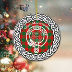 Moncreiffe Clan Tartan Crest Badge Plaid Ornament Gift. Christmas Tree Ornament Tartan Ornament Great Christmas Ornaments Gift - Scotstee Shop