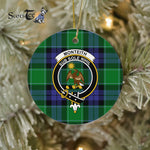 Monteith Scottish Clan Plaid Ornament Gift. Christmas Tree Ornament Monteith Clan Tartan Ornament Great Christmas Ornaments Gift - Scotstee Shop