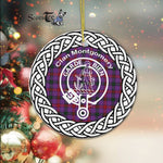 Montgomery Clan Tartan Crest Badge Plaid Ornament Gift. Christmas Tree Ornament Tartan Ornament Great Christmas Ornaments Gift - Scotstee Shop