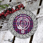 Montgomery Clan Tartan Crest Badge Plaid Ornament Gift. Christmas Tree Ornament Tartan Ornament Great Christmas Ornaments Gift - Scotstee Shop