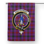 Montgomery Flag Garden Flag Montgomery Modern Tartan Flag Clan Badge Tartan House Flag