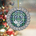 Morrison Clan Tartan Crest Badge Plaid Ornament Gift. Christmas Tree Ornament Tartan Ornament Great Christmas Ornaments Gift - Scotstee Shop