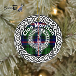 Morrison Morden Clan Tartan Crest Badge Plaid Ornament Gift. Christmas Tree Ornament Tartan Ornament Great Christmas Ornaments Gift - Scotstee Shop