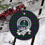 Morrison Scottish Clan Badge Plaid Ornament Gift. Christmas Tree Ornament Morrison Clan Tartan Ornament Great Christmas Ornaments Gift - Scotstee Shop