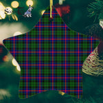 Morrison Tartan Ornament Star Ornament, Christmas Star Decorations, ceramic ornament, Plaid Star Ceramic Ornament, Christmas Ornament Decorations Gift
