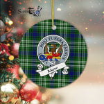 Mow Scottish Clan Badge Plaid Ornament Gift. Christmas Tree Ornament Mow Clan Tartan Ornament Great Christmas Ornaments Gift - Scotstee Shop
