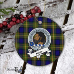Muir Scottish Clan Badge Plaid Ornament Gift. Christmas Tree Ornament Muir Clan Tartan Ornament Great Christmas Ornaments Gift - Scotstee Shop