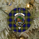 Muir Scottish Clan Plaid Ornament Gift. Christmas Tree Ornament Muir Clan Tartan Ornament Great Christmas Ornaments Gift - Scotstee Shop
