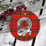 Munro Scottish Clan Badge Plaid Ornament Gift. Christmas Tree Ornament Munro Clan Tartan Ornament Great Christmas Ornaments Gift - Scotstee Shop