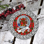 Munro Tartan Ornament,  ceramic ornament, personalized christmas ornaments, christmas tree ornaments, christmas door decorations, Plaid Ornament, Tartan Ceramic Ornament
