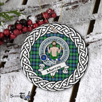 Murray Of Athole Tartan Ornament,  ceramic ornament, personalized christmas ornaments, christmas tree ornaments, christmas door decorations, Plaid Ornament, Tartan Ceramic Ornament