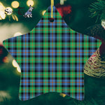Murray Of Atholl Ancient Tartan Ornament Star Ornament, Christmas Star Decorations, ceramic ornament, Plaid Star Ceramic Ornament, Christmas Ornament Decorations Gift