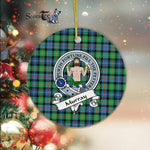 Murray of Atholl Scottish Clan Badge Plaid Ornament Gift. Christmas Tree Ornament Murray Clan Tartan Ornament Great Christmas Ornaments Gift - Scotstee Shop