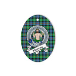 Murray of Atholl Scottish Clan Badge Plaid Ornament Gift. Christmas Tree Ornament Murray Tartan Ornament,  ceramic ornament, personalized christmas ornaments, christmas tree ornaments, christmas door decorations, Plaid Ornament, Tartan Ceramic Ornament