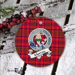 Murray of Dysart Scottish Clan Badge Plaid Ornament Gift. Christmas Tree Ornament Murray Clan Tartan Ornament Great Christmas Ornaments Gift - Scotstee Shop