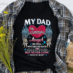 Scotstee Shop - My Dad My Guardian Angel Father's Day Shirts My Guardian Angel T Shirts