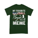 Scotstee Shop - My Favorite Baseball Player Calls Me Meme American Flag 4th Of July Shirt