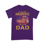 Scotstee Shop - My Favorite Nurse Calls Me Dad Gift For Father Day Shirts nurse t shirts