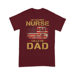 Scotstee Shop - My Favorite Nurse Calls Me Dad Gift For Father Day Shirts nurse t shirts