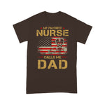 Scotstee Shop - My Favorite Nurse Calls Me Dad Gift For Father Day Shirts nurse t shirts