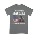 Scotstee Shop - My Favorite Soldier Calls Me Godmother Army Veteran 4th Of July Shirt Army Veteran Shirts Army Mom Shirt Army Shirts